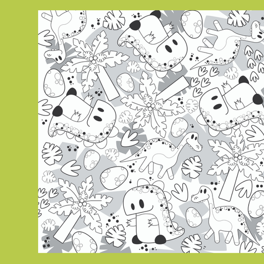 Dinosaurs Mini Colouring Poster