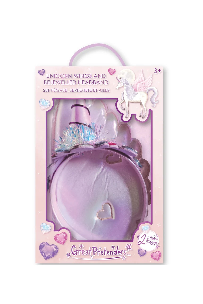 Great Pretenders Moonbeam Alicorn Headband with Wings