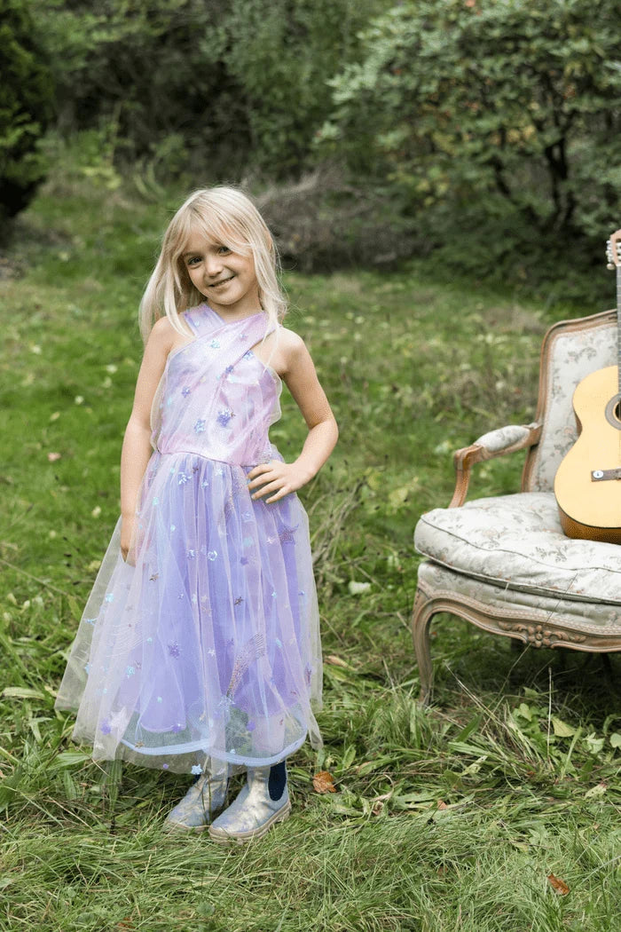 Eras Dress Lilac/Blue