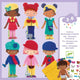 Collage / Felt dress-up