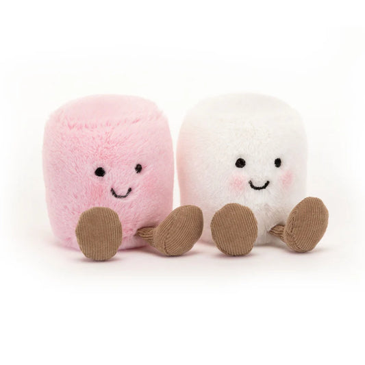 Jellycat Amuseables Pink And White Marshmallows