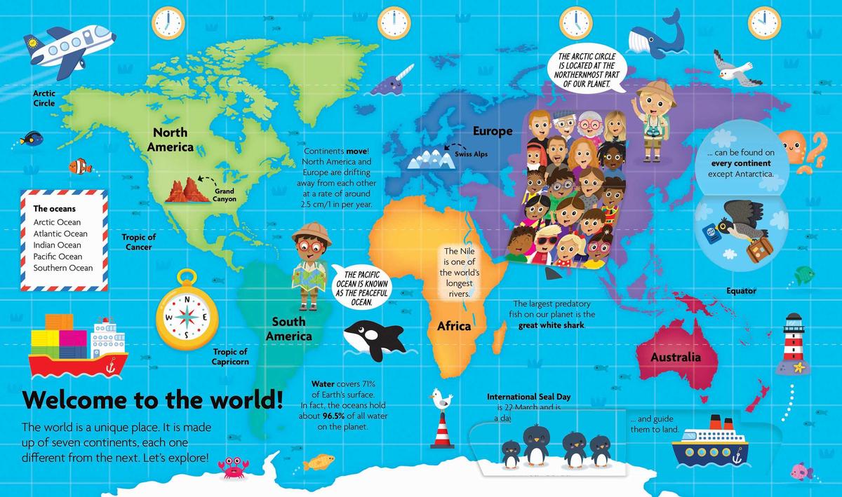 My First Picture Atlas Lift-the-Flap Book: Board Book with Over 50 Flaps to Lift!