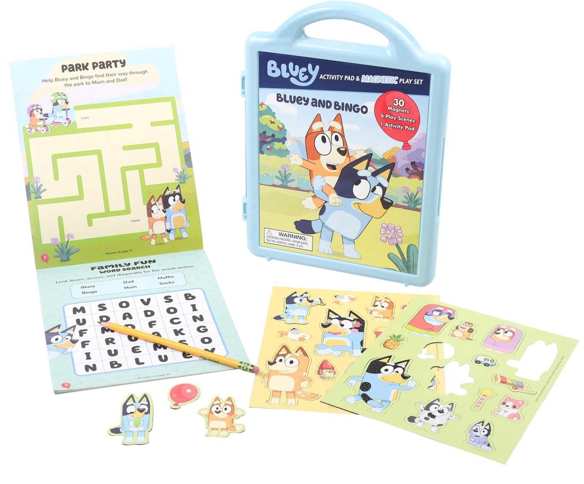 Bluey and Bingo Magnetic Play Set