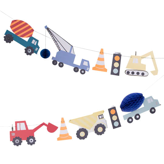 Construction Party Garland