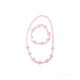 Great Pretenders - Pink Crystal Blooms Necklace & Bracelet Set