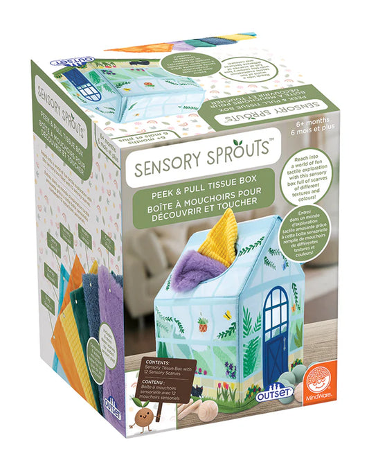 Sensory Sprouts - Peek and Pull tissue box