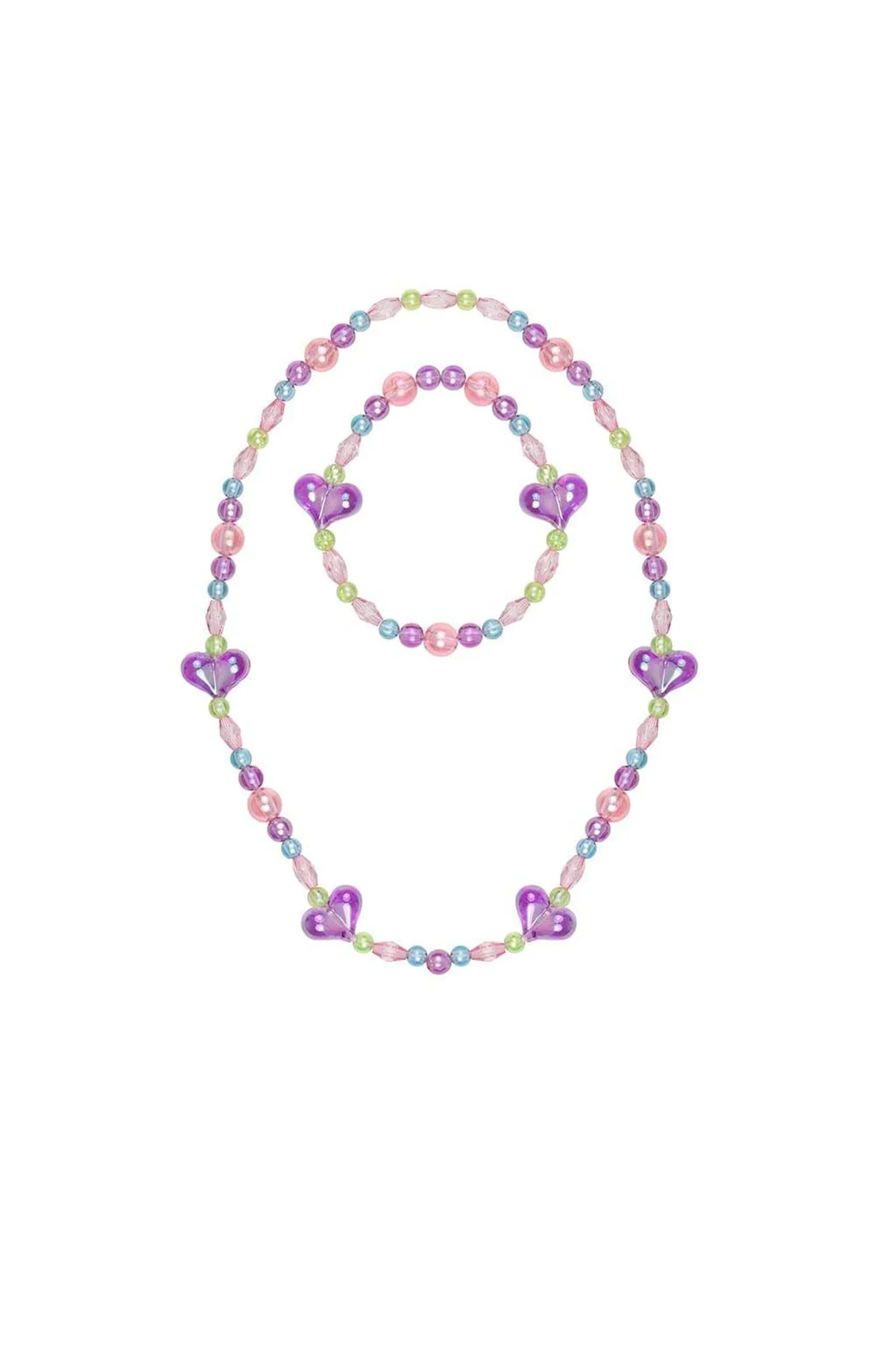 Great Pretenders - My Heart Will Go On Necklace & Bracelet Set