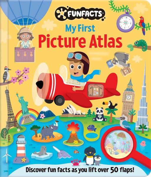 My First Picture Atlas Lift-the-Flap Book: Board Book with Over 50 Flaps to Lift!