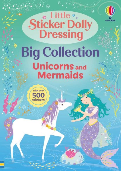 Little Sticker Dolly Dressing Big Collection Unicorns and Mermaid