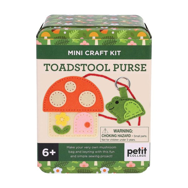 Mini Craft Kit Toadstool Purse