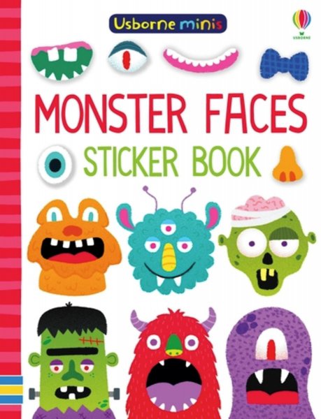 Usborne Minis Monster Faces Sticker Book