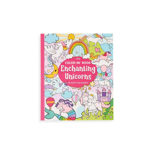 Ooly colour-in-book: enchanting unicorns