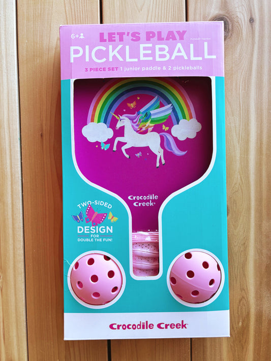 Let's Play Pickleball - Unicorn & Butterflies