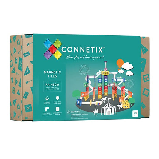 Connetix - Rainbow Ball Run Pack (92 Pc)