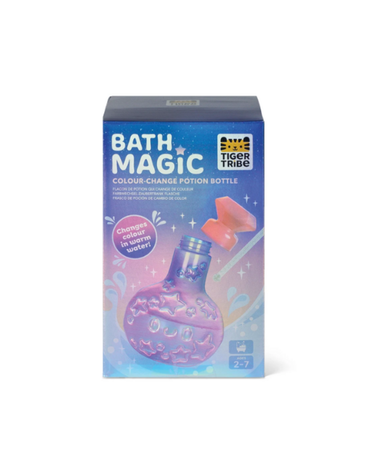 Tiger Tribe - Bath Magic - Colour-Change Potion Bottle - Purple to Pink