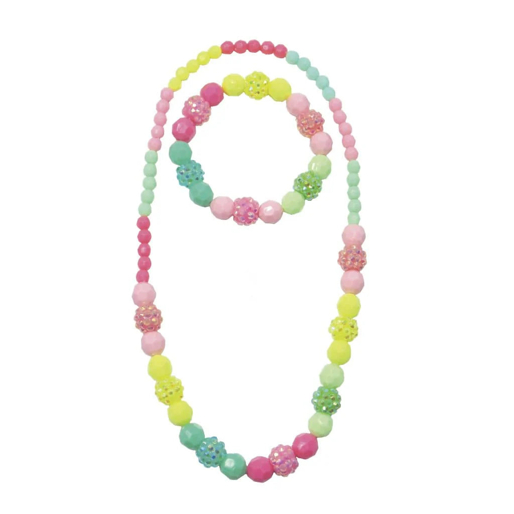 Great Pretenders - Vividly Vibrant Necklace & Bracelet Set