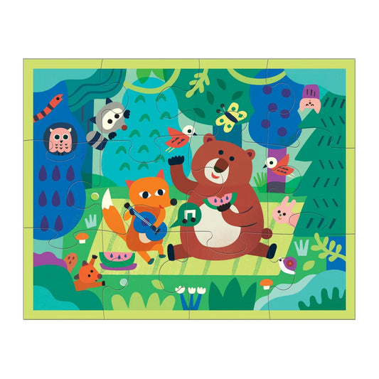Woodland Picnic 12-Piece Pouch PuzzleMu