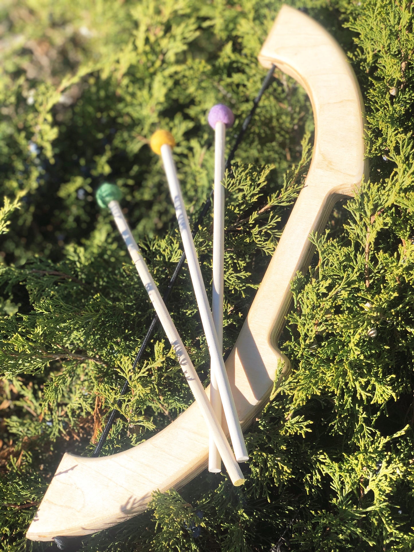 Wooden Bow & Arrow Toy